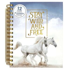 Paper House Productions 12 Month Undated Planner Wild  & Free Horses